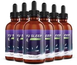 Six bottles of Yu Sleep liquid dietary supplement